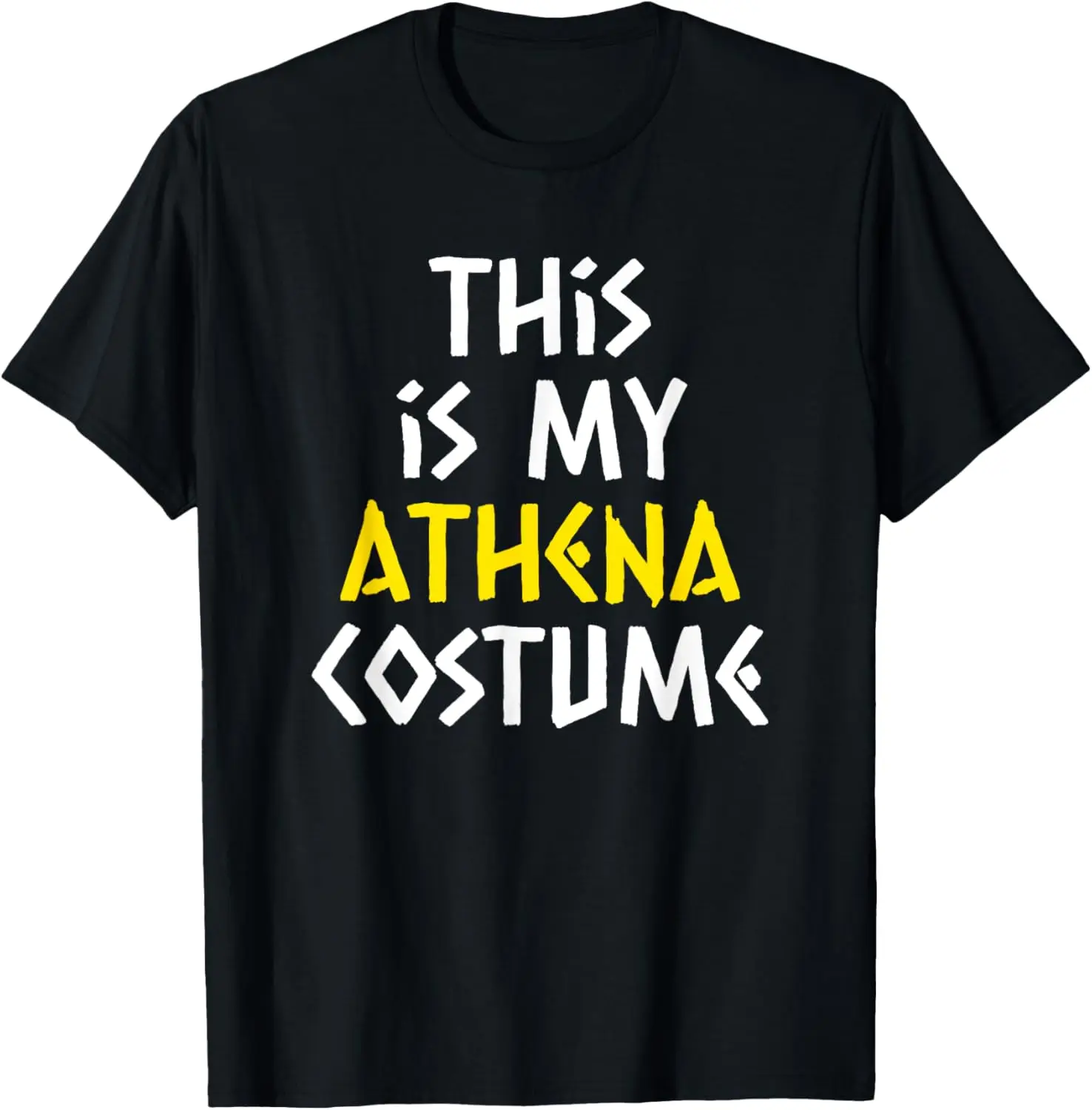 

This Is My Athena Costume Halloween Lazy Greek Mythology T-Shirt