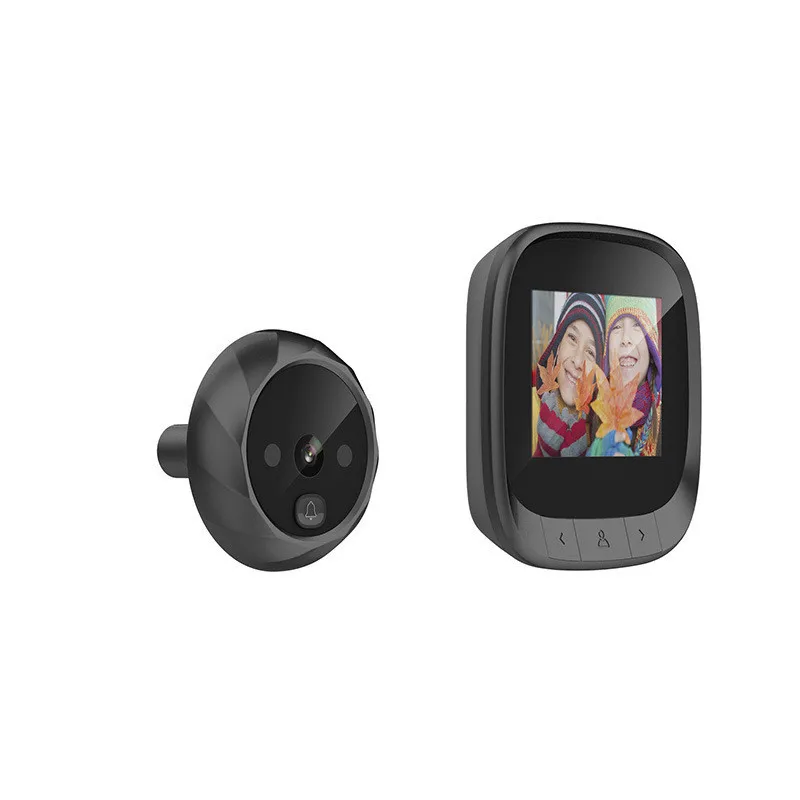 2.4-Inch Visual Cat's Eye Doorbell Camera Supports Night Vision Photography Built-in Memory Cycle Coverage Long Standby