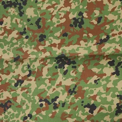 Polyester Cotton Jieitai Dots Camouflage Fabric Japan Self-Defence IRR Infrared Reflective Cloth