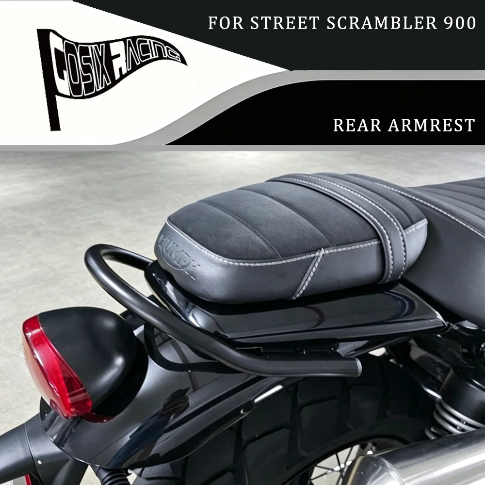 For Street Twin 900 Speed Twin 900 Street Scrambler 900 Motorcycle Passenger Rear Seat Grab Bar Handle Rail