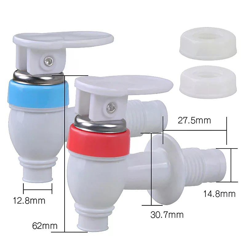 1Pcs Home Drinking Fountains Accessories Heating Integrated Machine New Plastic Water Dispenser Side Faucet Replacement