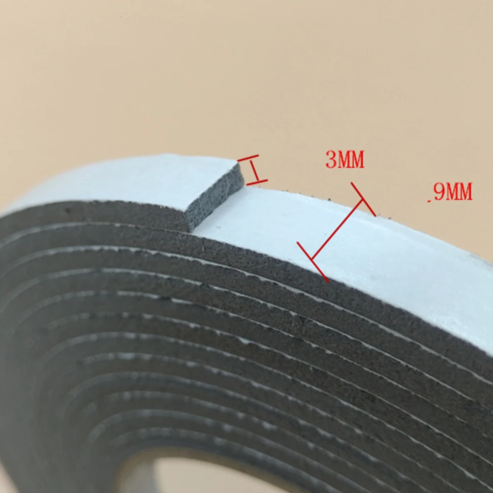 

Double-Sided Black Adhesive Tape Strong Absorption Easy to Use for Cooking Utensils Kitchen Supplies Adhesive Tape