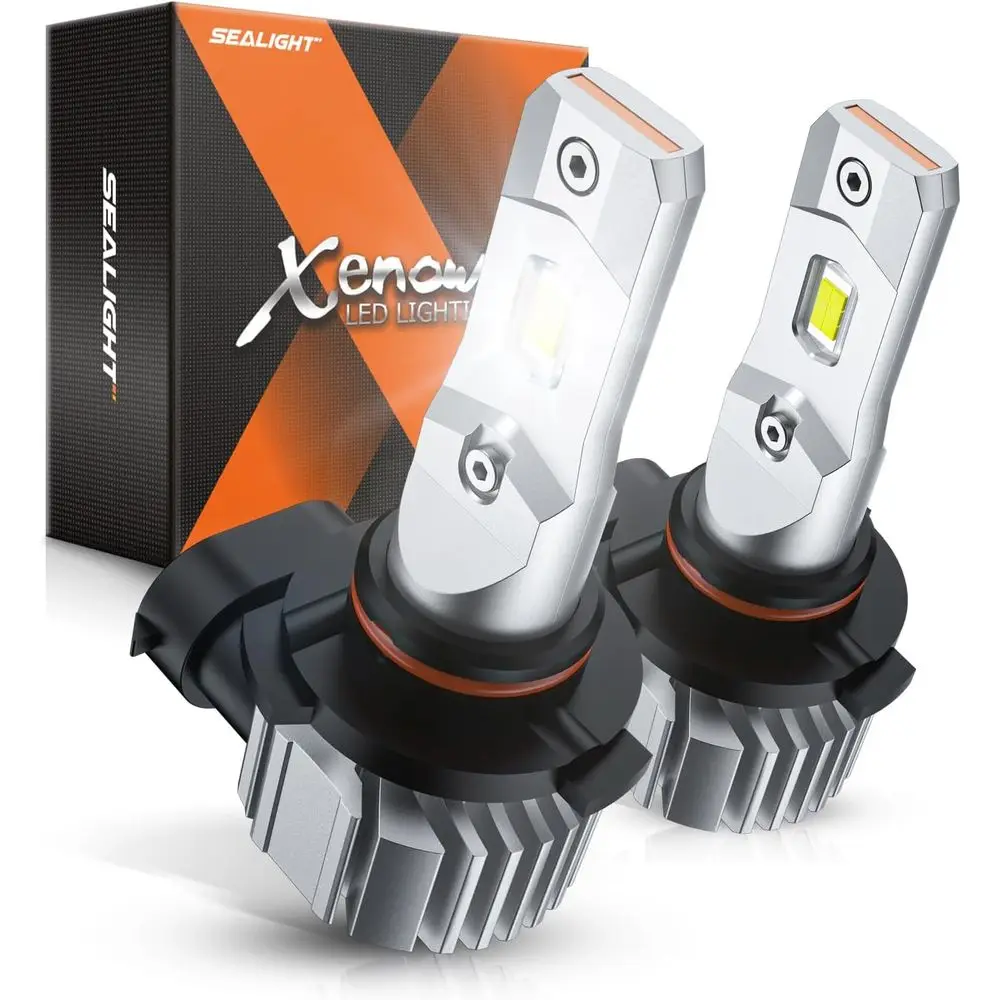 

High Brightness 9145 LED Fog Lights, 6500K White, 60000-Hour Life, 2-Pack