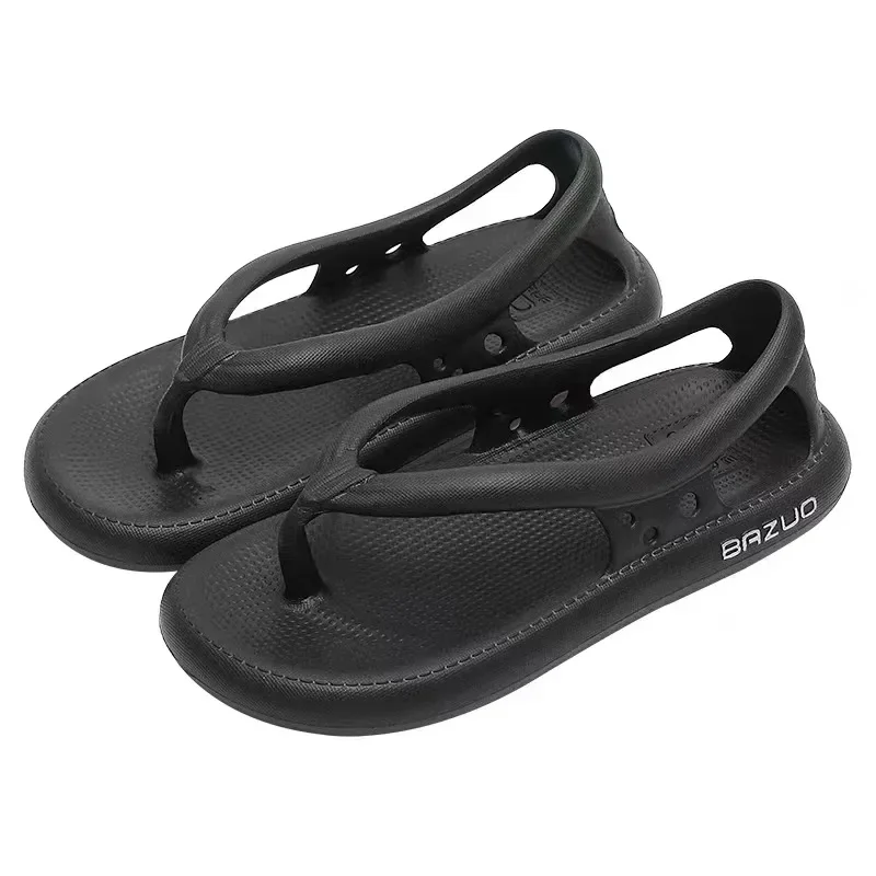 high-heeled sandals Flip-flops, men and women can wear anti-skid wear-resistant jacketed thick slippers in summer 2023