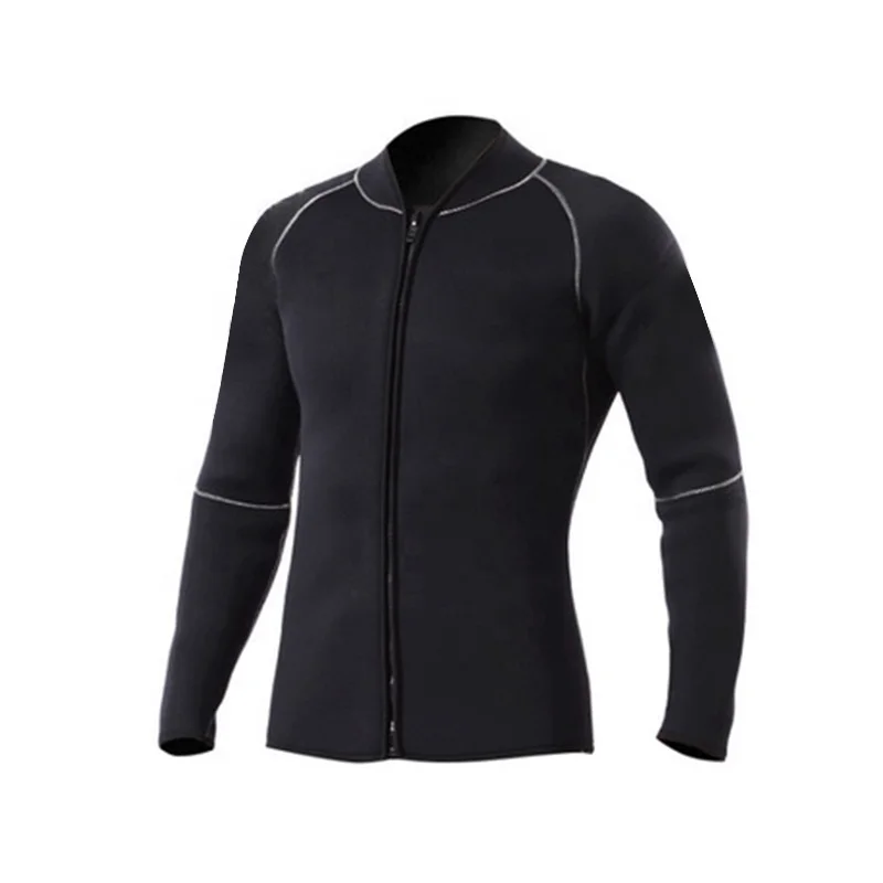 Wholesale Men Two Piece Waterproof Back Zipper 3mm Long Sleeve Neoprene Wetsuit Surfing Diving Wet Suit