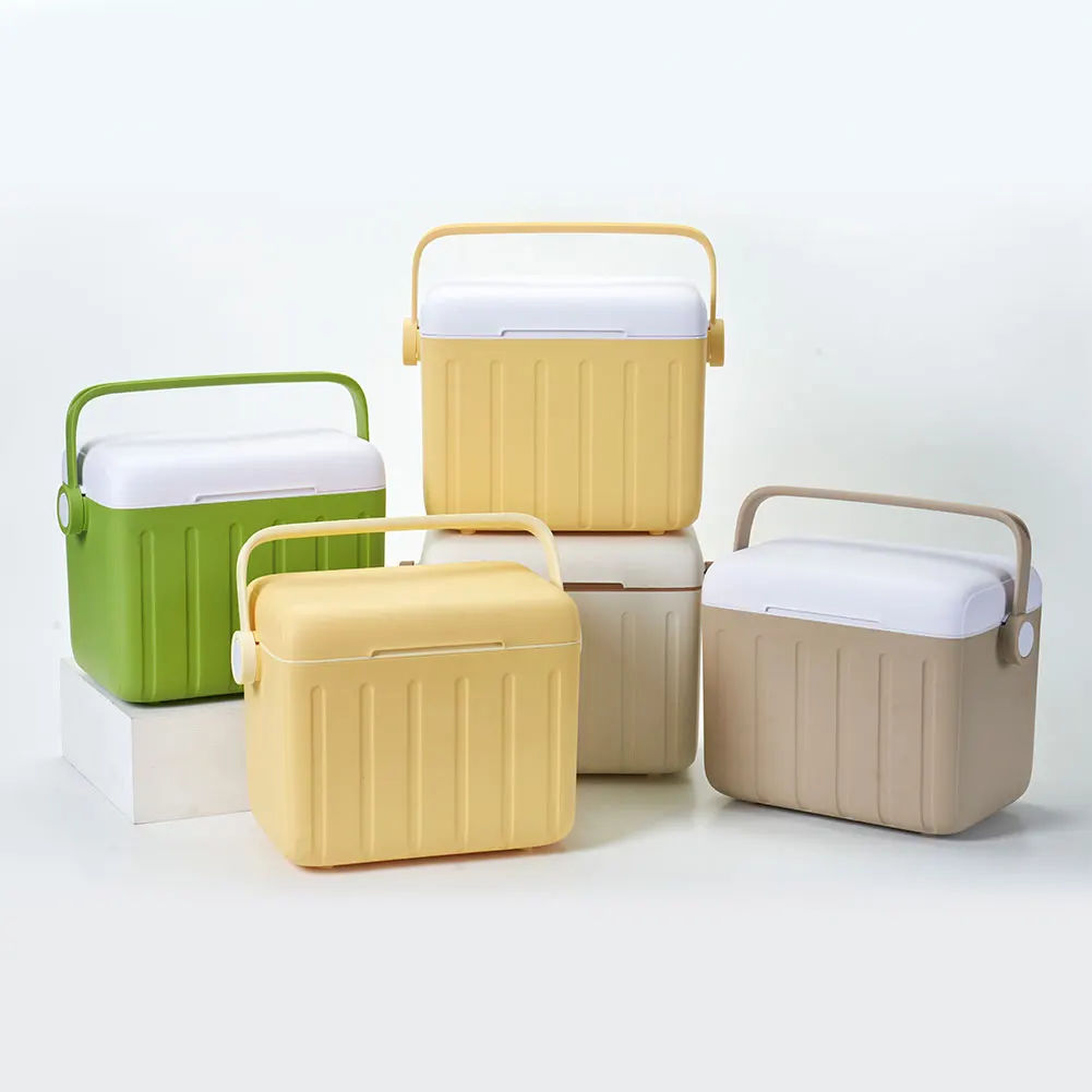 

Изолированный термоконтейнер 6 л, многофункциональное переносное ведро для льда для кемпинга, пикника, пляжа, напитков, рыбалки