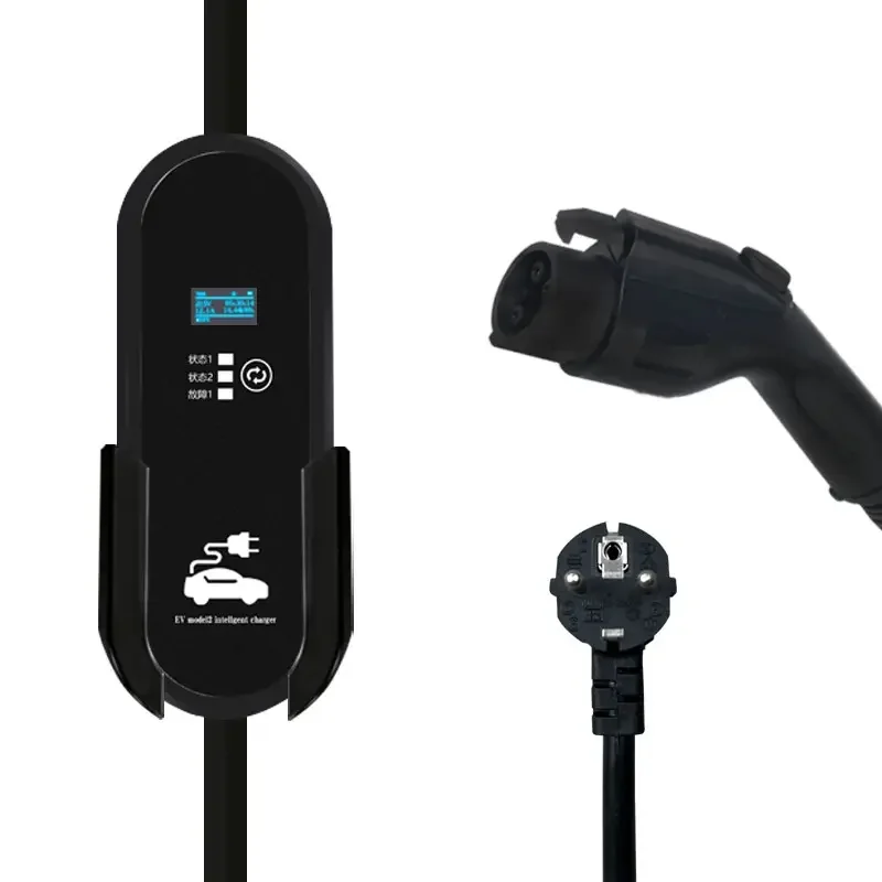 Home use portable EV charger 10 meters cable electric vehicle home fast charger 3.5KW type2 16A