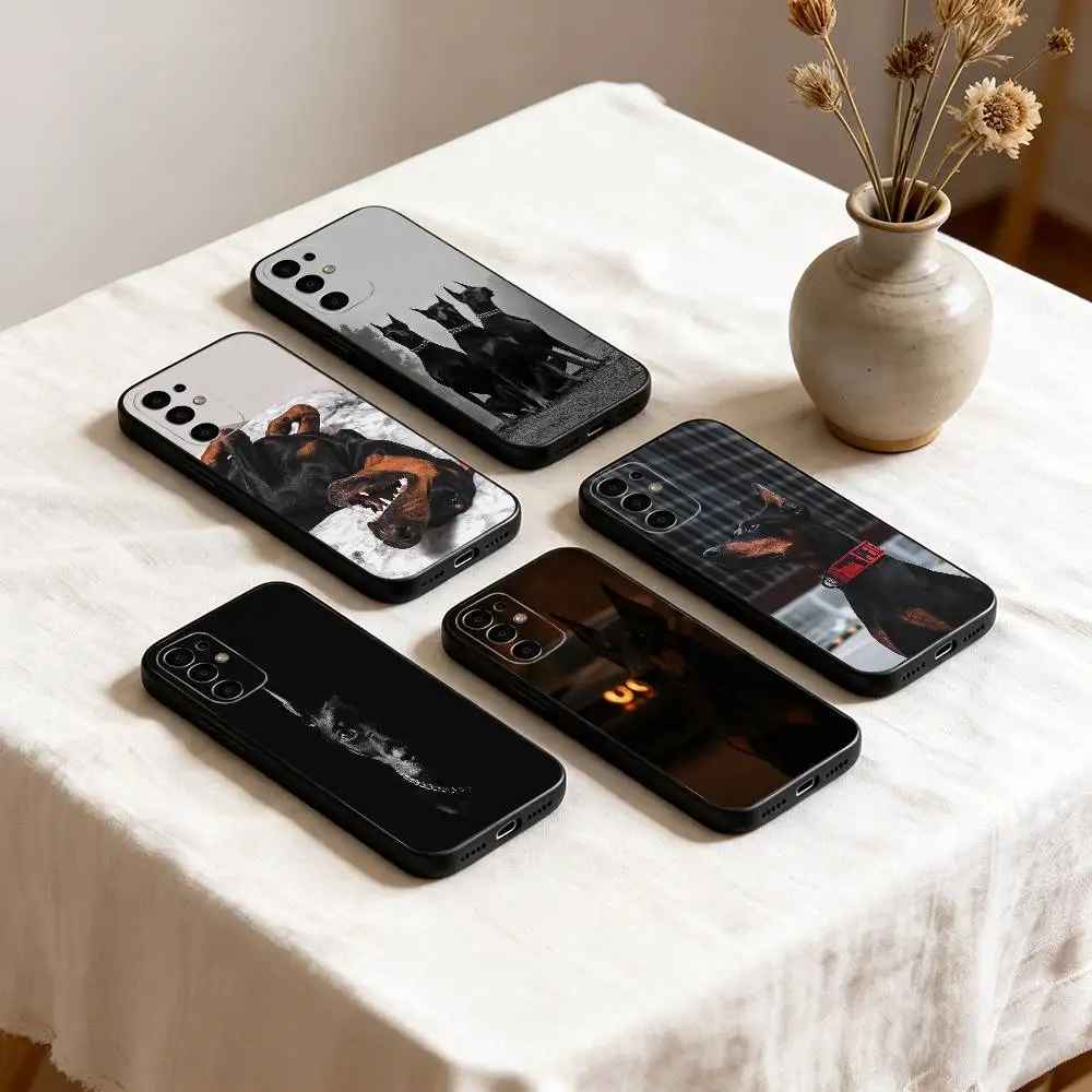 

C-Cool D-Doberman P-Pinscher Phone Case Black Silicone Soft For Samsung S25,S24,S21,S22,S23,S30,Ultra,S20,Plus,Fe,Lite