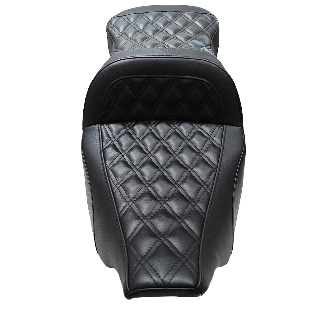 

STLF Custom World New Step up Big Sofa Seat with 2 Gel Inside for 08-23 Touring-Black 1 Year Warranty