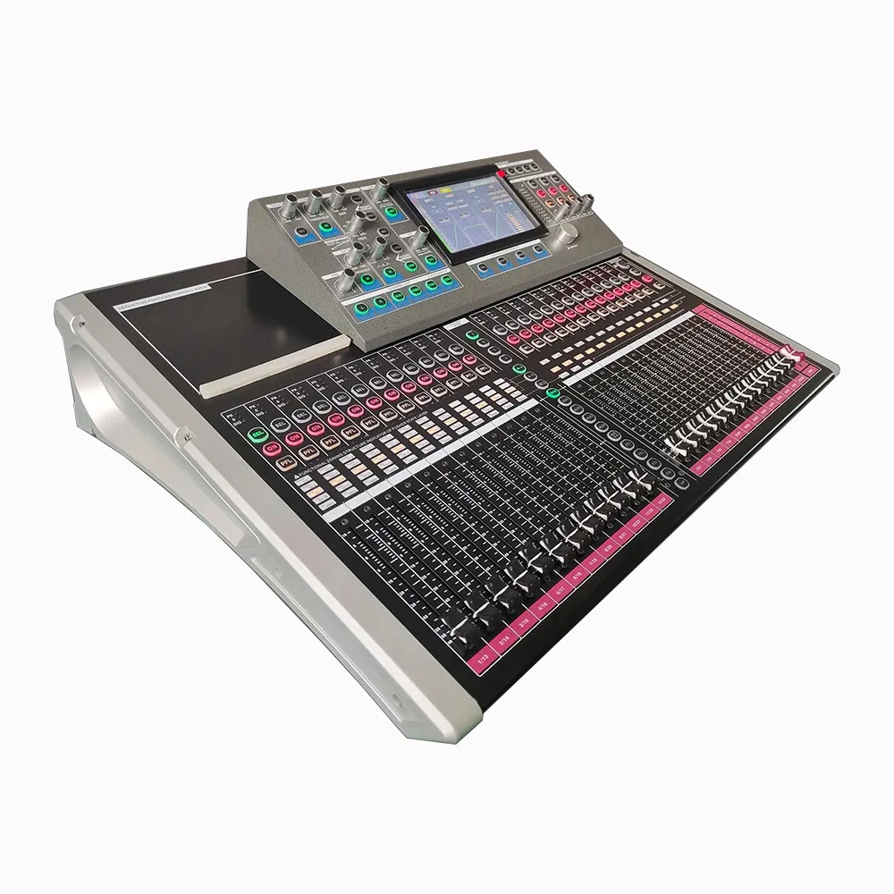 SENMICRE Supporto mixer audio professionale a 24 canali per la registrazione multi-track Mixer DJ Mixer console audio Performance sul palco