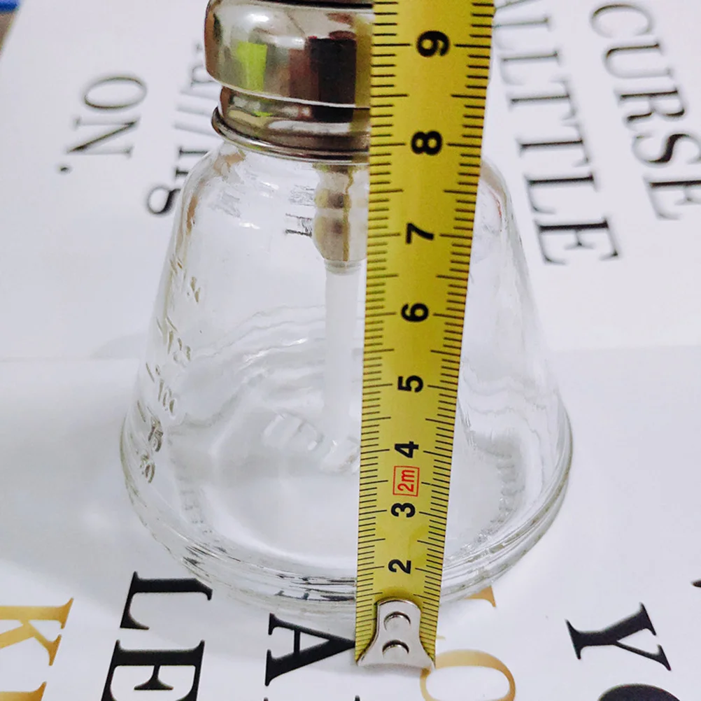 Butelka z pompką do zmywacza do paznokci 150ml, zamykana, pusta, do rozdzielania opakowań, przenośna butelka z pompką do przechowywania płynów do paznokci.