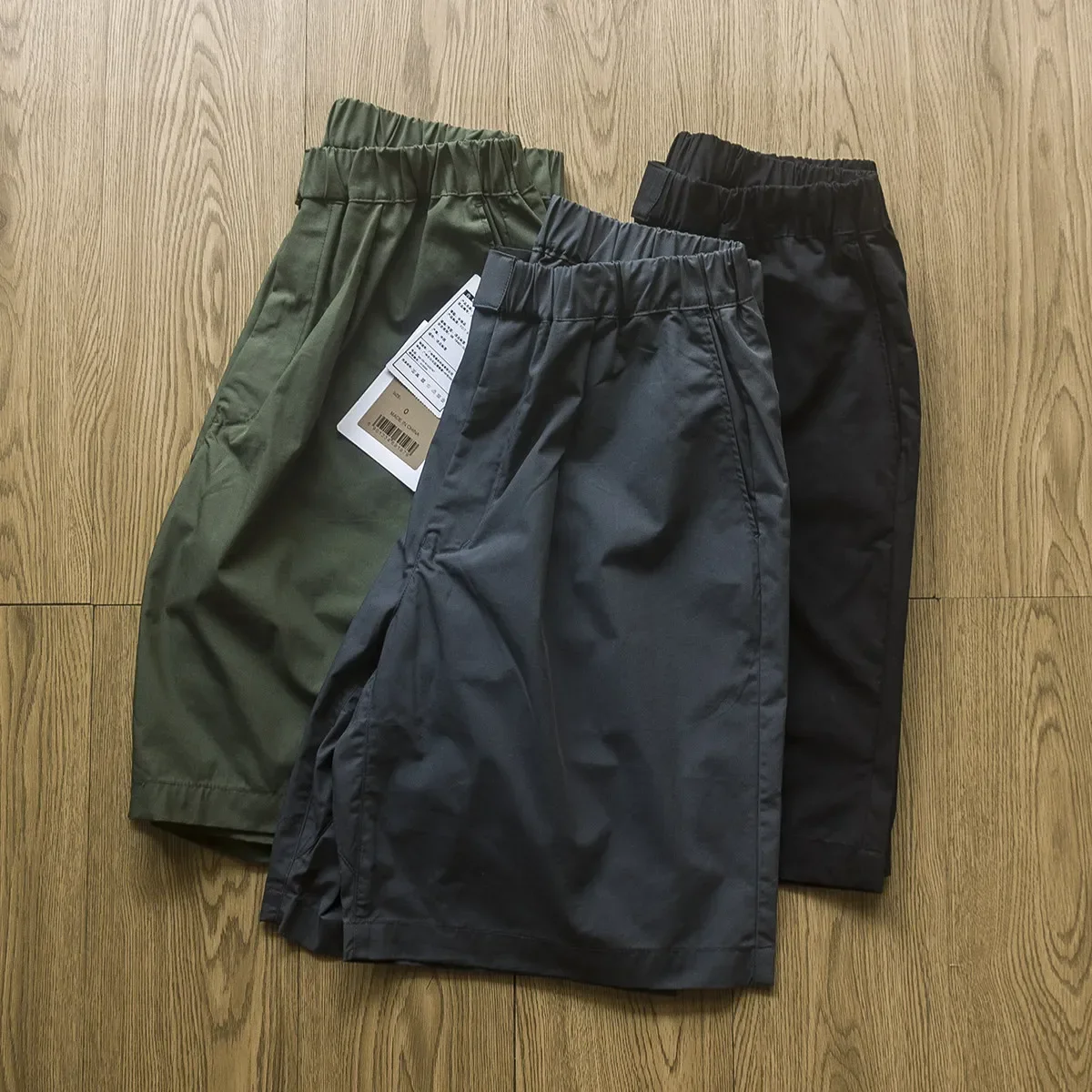 American retro functional, Velcro outdoor nylon shorts