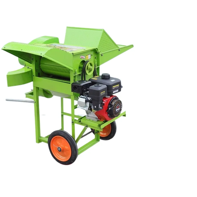 Wheat Thresher Agricultural Soybean Sorghum Sesame Rice Threshing Machine Full Feeding Wheat Threshing Machine 100-200KG/H