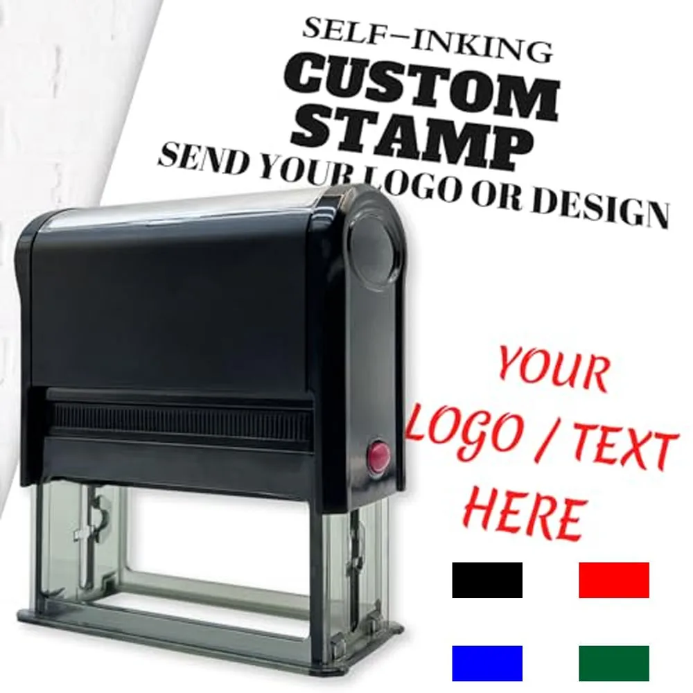 Personalisiertes Logo, selbstfärbender Stempel, individuelle lichtempfindliche Tinte, Stempel für Ihr Design, Bild, individuelle Hochzeitsadresse, Bibliotheksbuch