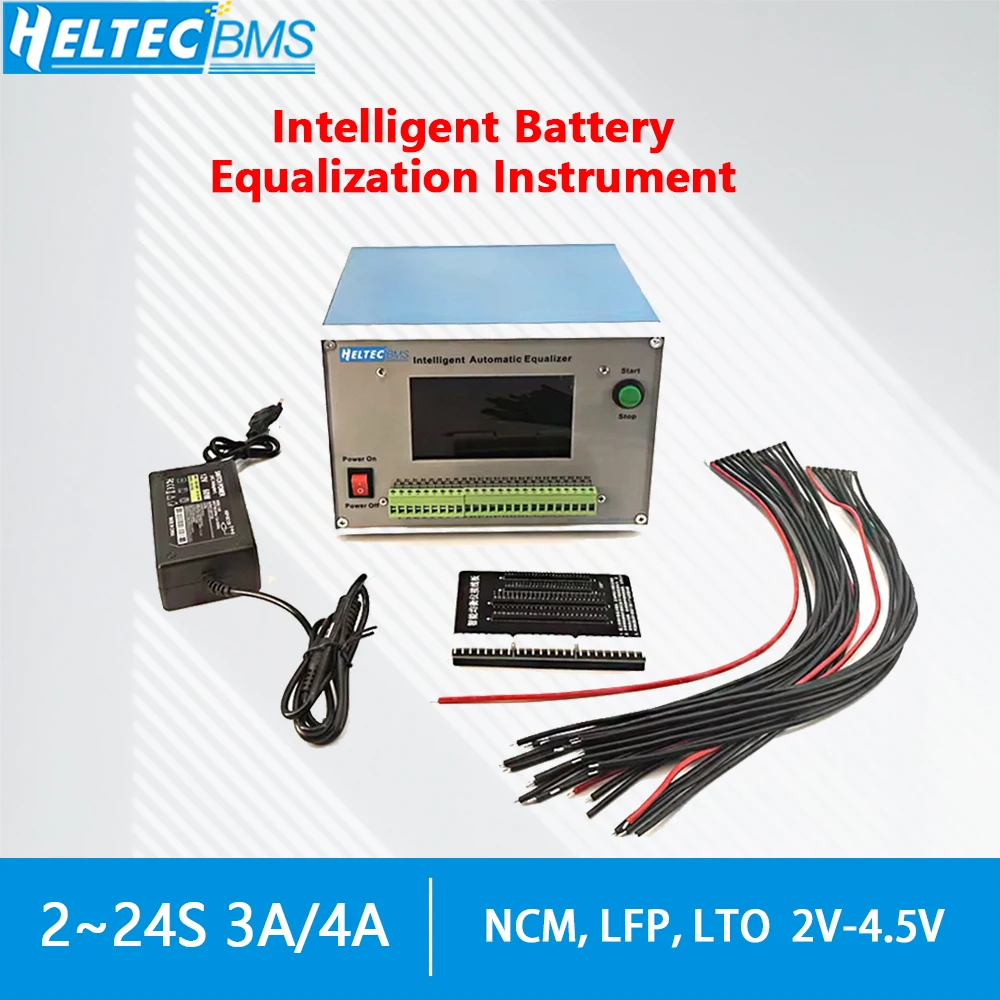 Heltec 1S-24S Lithium Battery Pack Single Cell Measurement Series String Voltage Intelligent Automatic Equalizer Li-ion Lifepo4