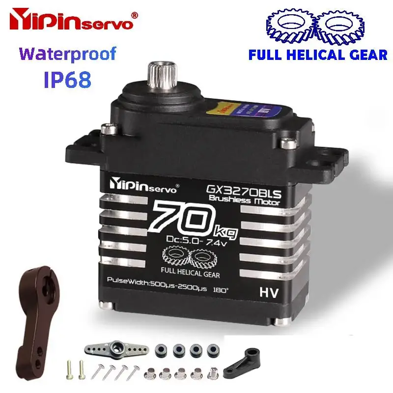 waterproof-ip68-servo-large-torque-magnetic-induct-84v-brushless-70kg-servo-steel-helical-gear-remote-car-accessories1-8-1-10