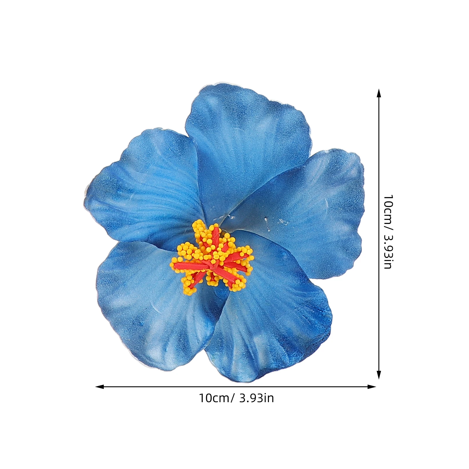 

6 Pcs Hairpins Hibiscus Clip Bobby Faux Flowers Women Barrettes Girls Accessories Wedding Party Daily Life