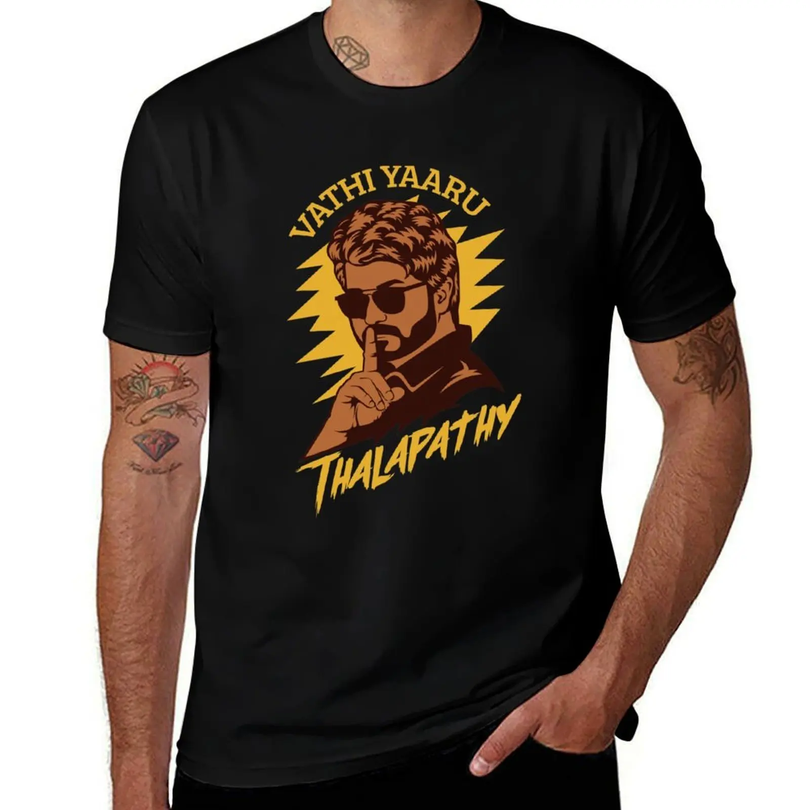 

shirt Master Movie T-Shirt Vijay man t t cotton Thalapathy graphic shirt man Movie Tamil