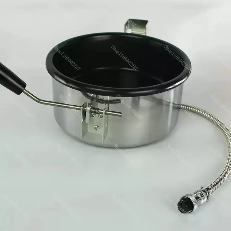 Commercial Popcorn Pot, Spherical Machine, Anti-scorch Pot, Universal 8 Ounces , Corn Non-stick Pan