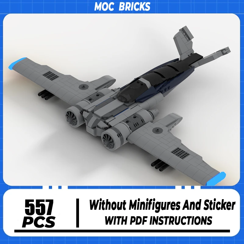 

Spacecraft Model Moc Building Block Raywing Mk. I Model Technology Brick DIY Assembly Modular Construction Toy For Holiday Gifts