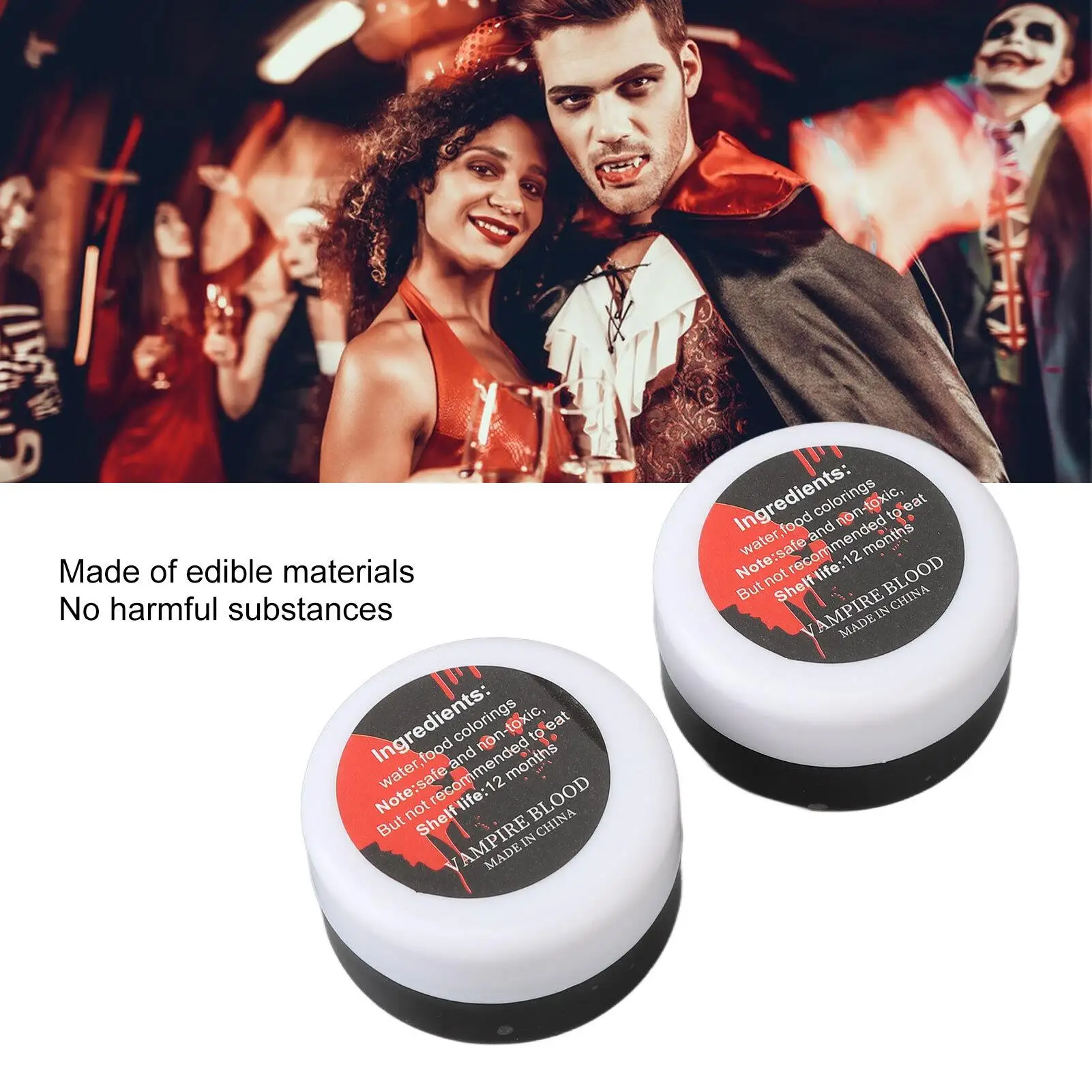 Halloween faux sang effets spéciaux Cosplay maquillage visage et corps peinture multi-usage pour scène de performance et Costume