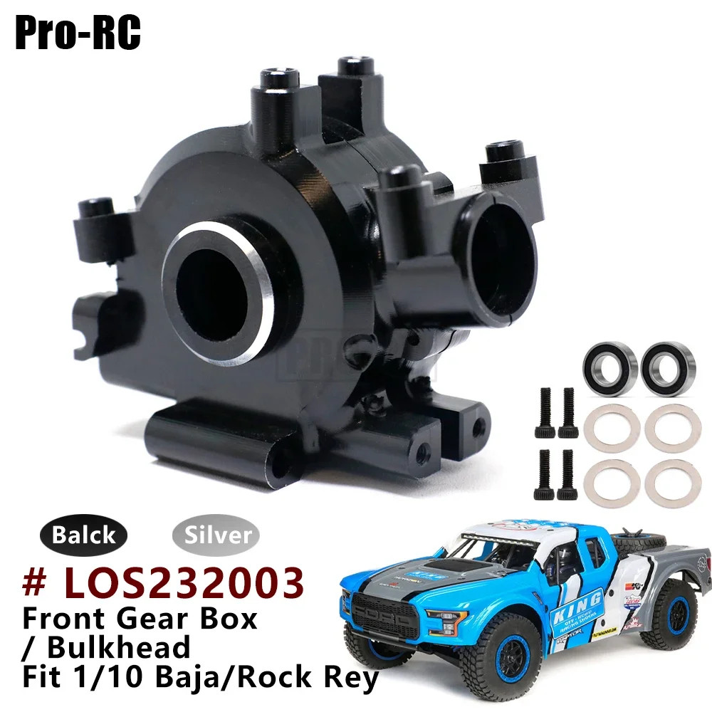 

Aluminum LOS232003 Front Gear Box Gearbox Bulkhead Set Fit Losi 1/10 Baja / Rock Rey RC Car Upgrades Part