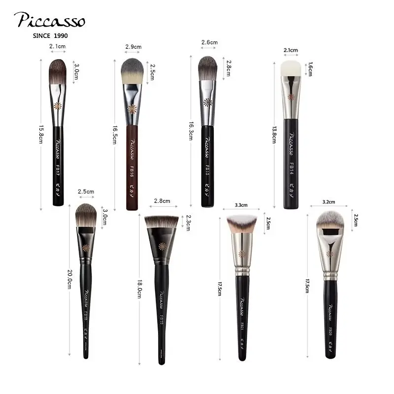 Picasso Foundation Brush Makeup Brush Base Makeup Precision FB11 FB17 163 191 Primer Brush Beauty Tool from China