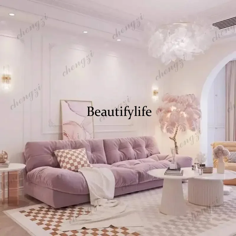 Purple Luxury Living Room Sofas Cheap Minimalist Modern Cute Living Room Sofas Japanese Corduroy Woonkamerbanken Furniture Home