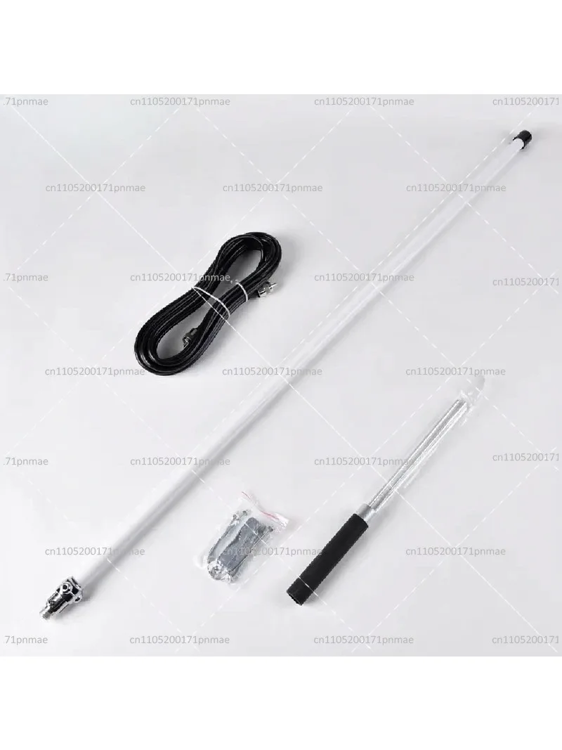 Marine Glass Antenna 1.2M with Feeder and Clip for AIS VHF