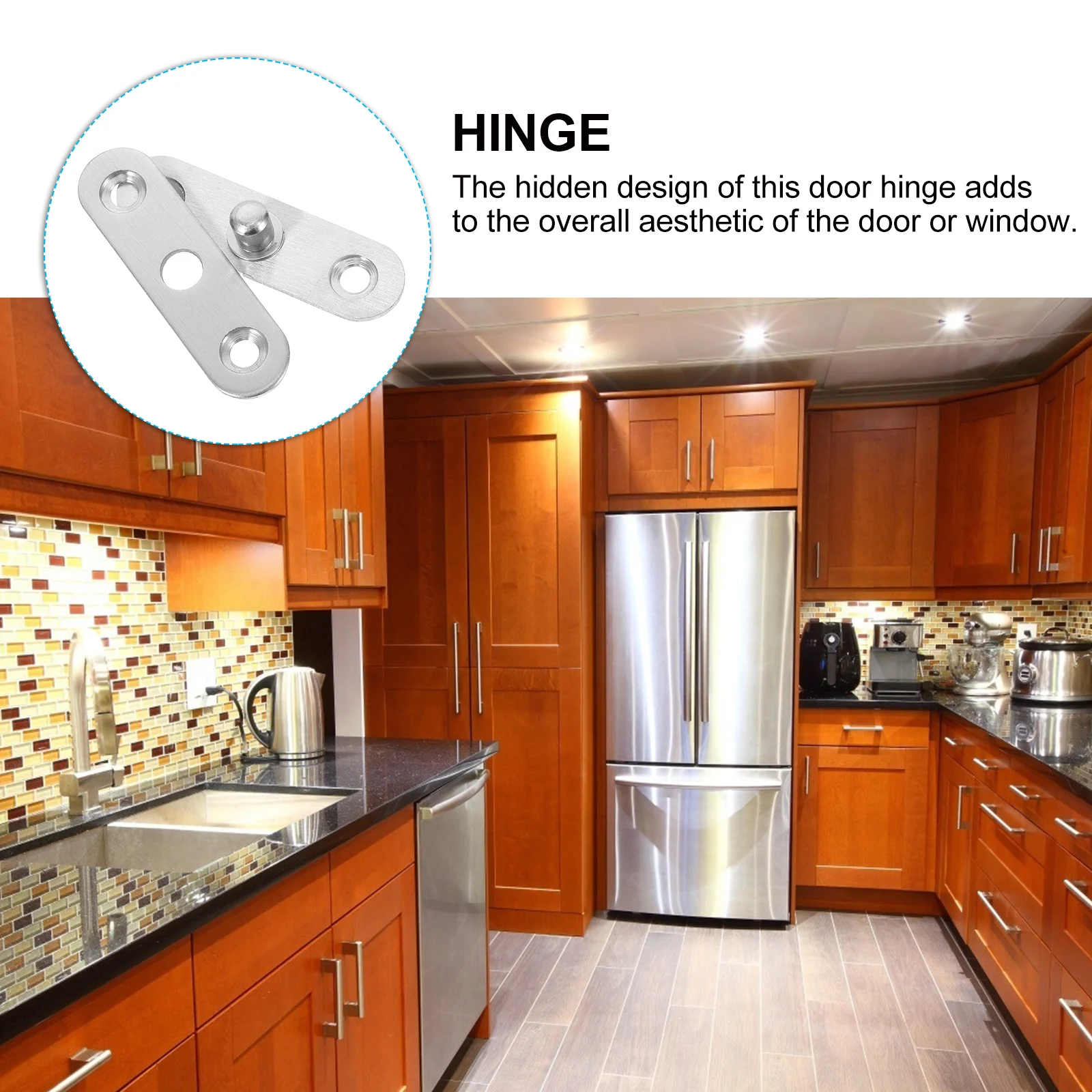 20 Pcs Hidden Door Hinge Flush Hinges Cranked Rotatable Pivot for Doors Small Cabinet Secret Rotatable Rotation Invisible