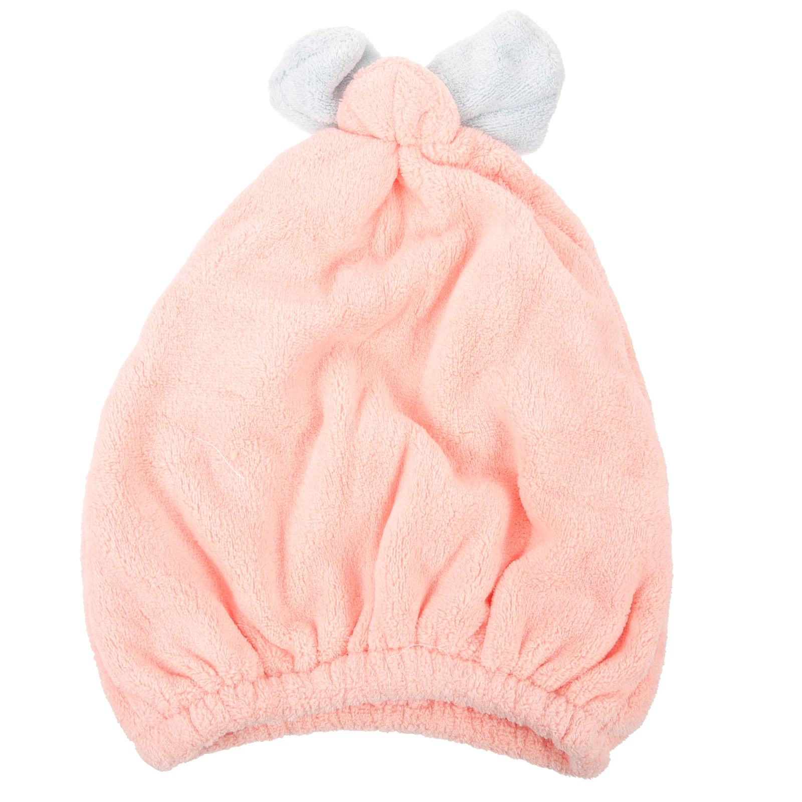 

Kids Dry Towel Coral Fleece Bath Cap Pink Kids Hair Bonnet Absorbent Hooded Towel Travel Friendly Durability Comfortable Use