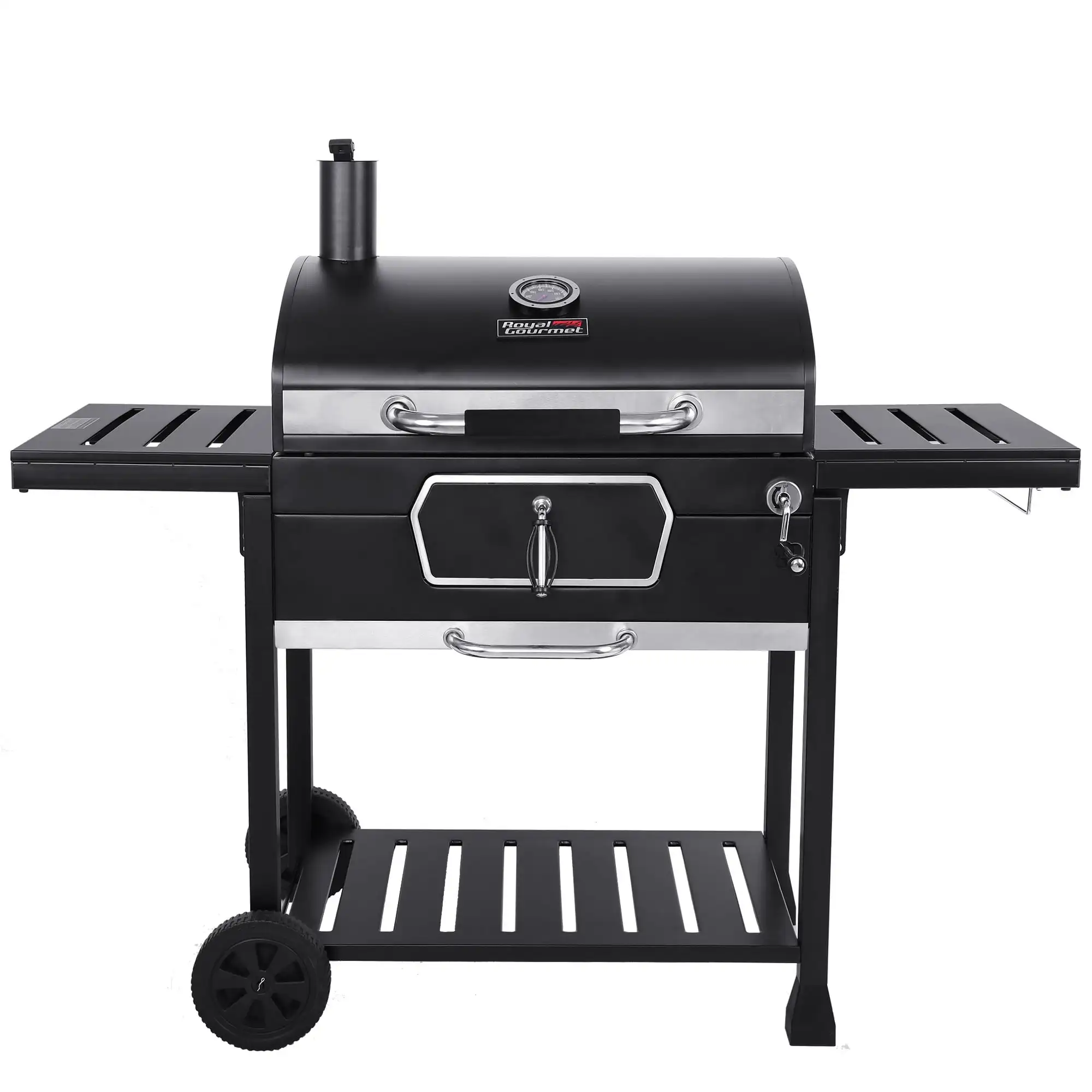 

NEW 30" CD2030AN Deluxe Charcoal Grill, BBQ Smoker Picnic Camping Patio Backyard Cooking, Black