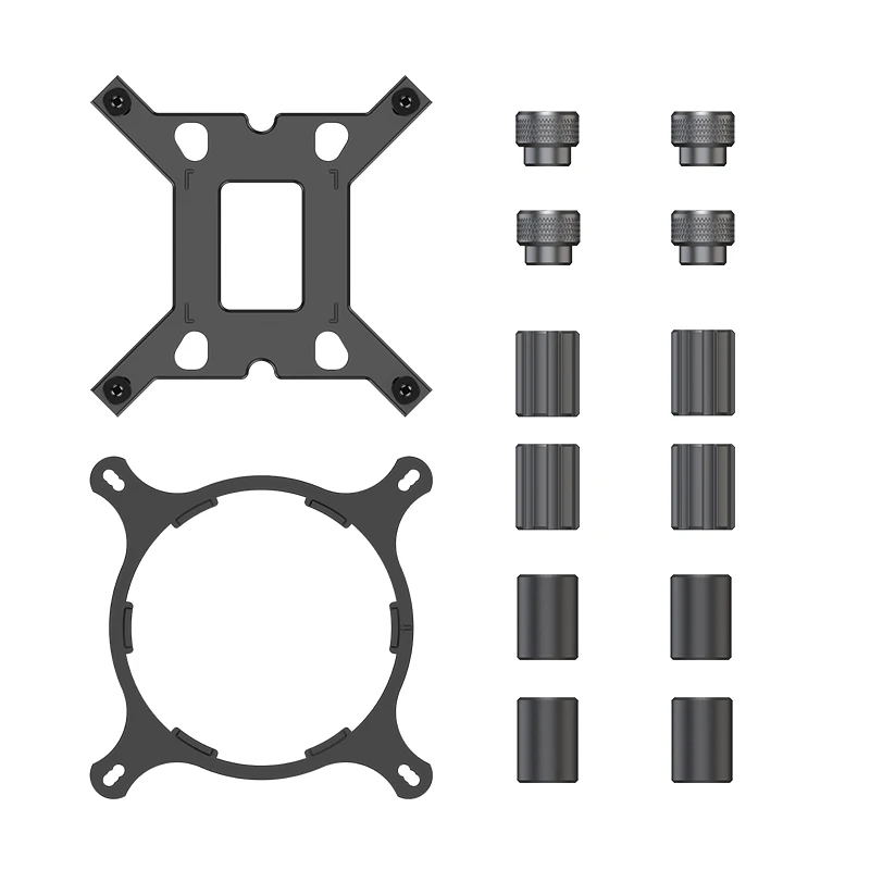 Intel LGA1700/1200/115X Metal Mounting Kit for ID-COOLING AURAFLOW/FROSTFLOW/ICEFLOW/ZOOMFLOW/PINKFLOW Series for Firm Installat