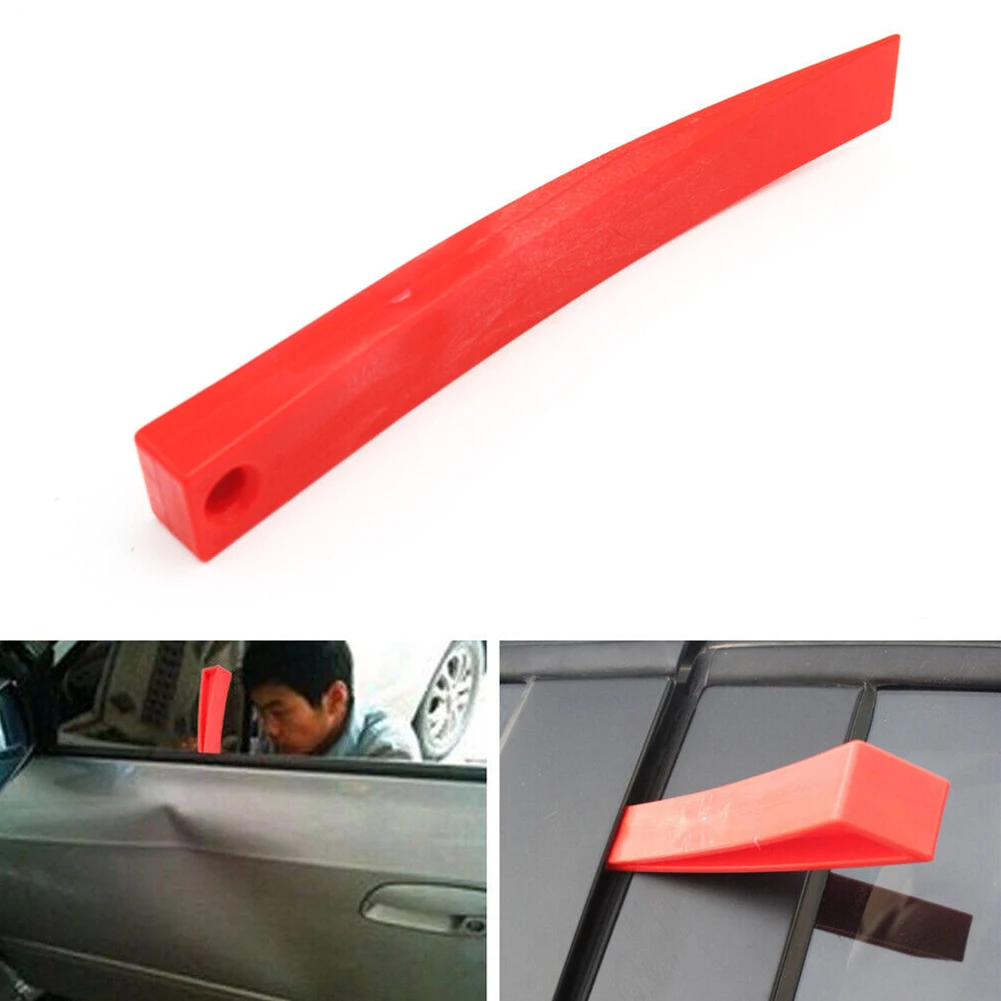 Door Gap Wedge Edge Wedge 1pcs High Strength Material: PP Red Kitchen Appliances Automotive Interior Sunken Repair Accessories