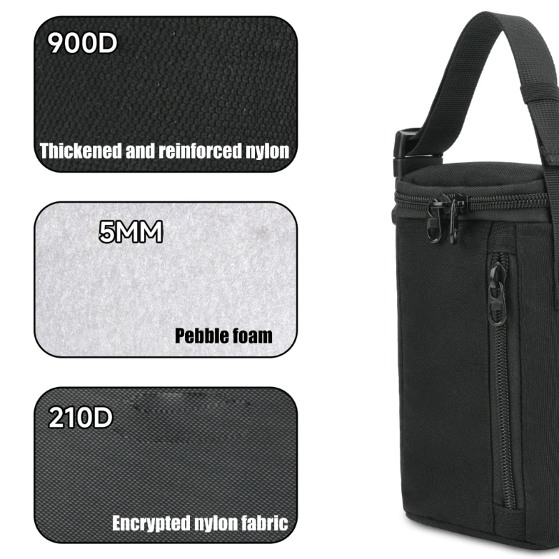 E1PF Light Daily Storage for Portable Guitar Speaker Carry, Fabric Case for Commute Use, Bag Placement and Weekly Movement