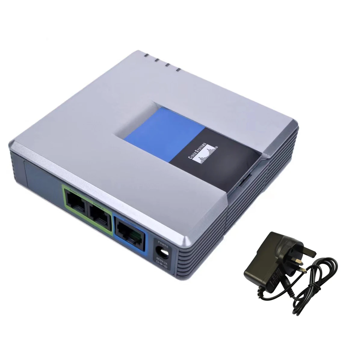 New Unlocked PAP2T SIP VOIP Phone Adapter with 2 FXS  Phone Ports VoIP Gateway