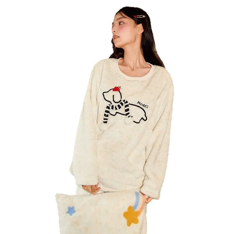 

Women's Clothing Pajamas Winter Thicken Keep Warm Hit Product New Product At Home Outdoors Comfortable Ventilate Sleep Suit