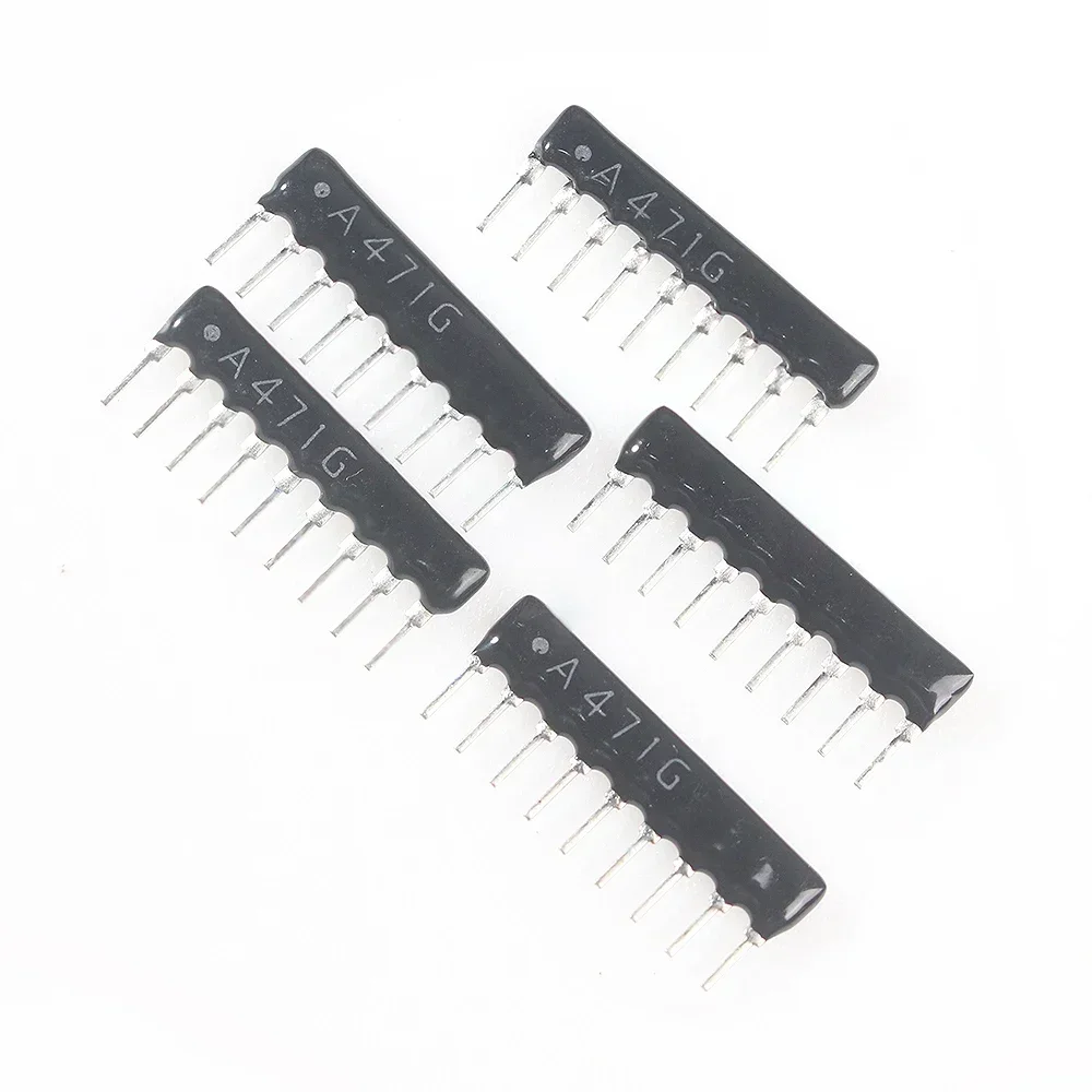 65PCS Exclusion Network Resistor Electronic Component Kit 13-in-1 9A103 472 102 471 221 473 331, 5p 6p 7p 8p 9p 10pin