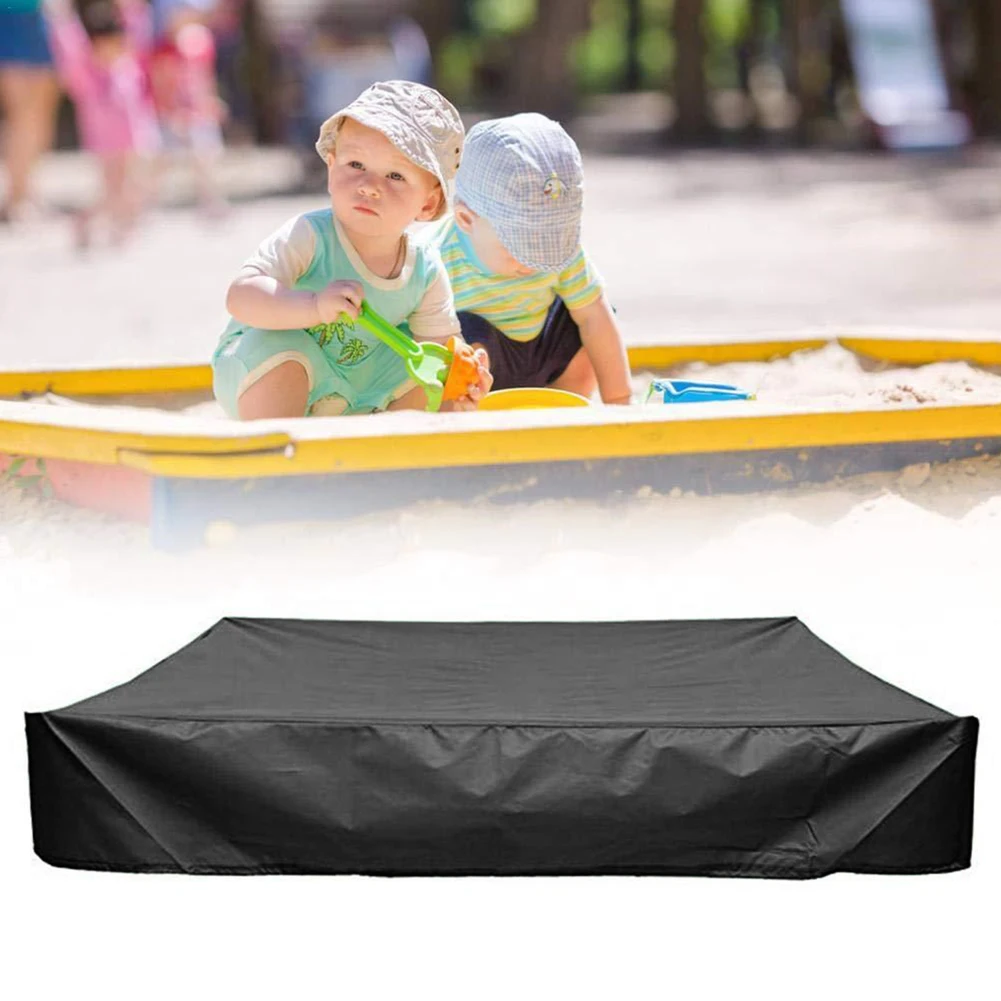 Children Toy Canopy Sandbox Sleeve Square Sandpit Pool Foldable Sun Shade Bunker to Protect the sand and toy avoid contamination