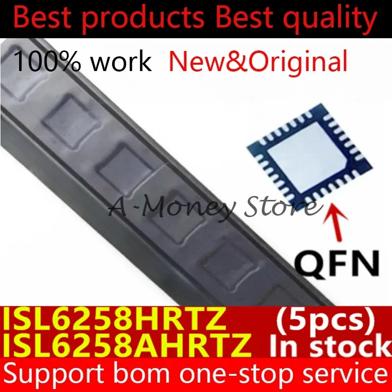 

(5pcs)ISL6258 6258HRTZ 8HRTZ ISL6258HRTZ ISL6258A ISL625 6258AHRTZ ISL6258AHRTZ QFN-28