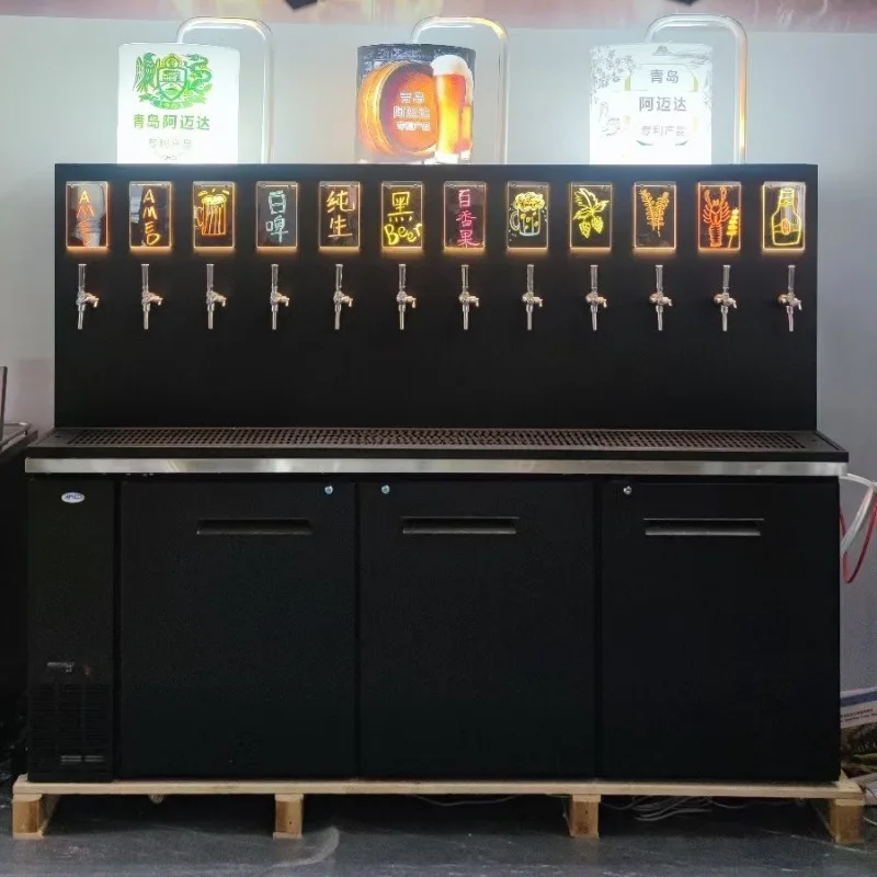 Beer barrel distributor commercial faucet wall canning machine
