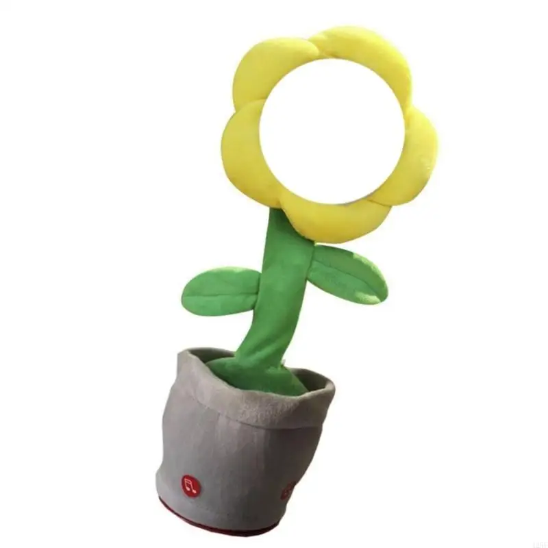 

Learn To Speak Act Change Flower Anthropomorphic Figure Gentle Crystal Composition Lemon Light Yellow Present Concept 425F