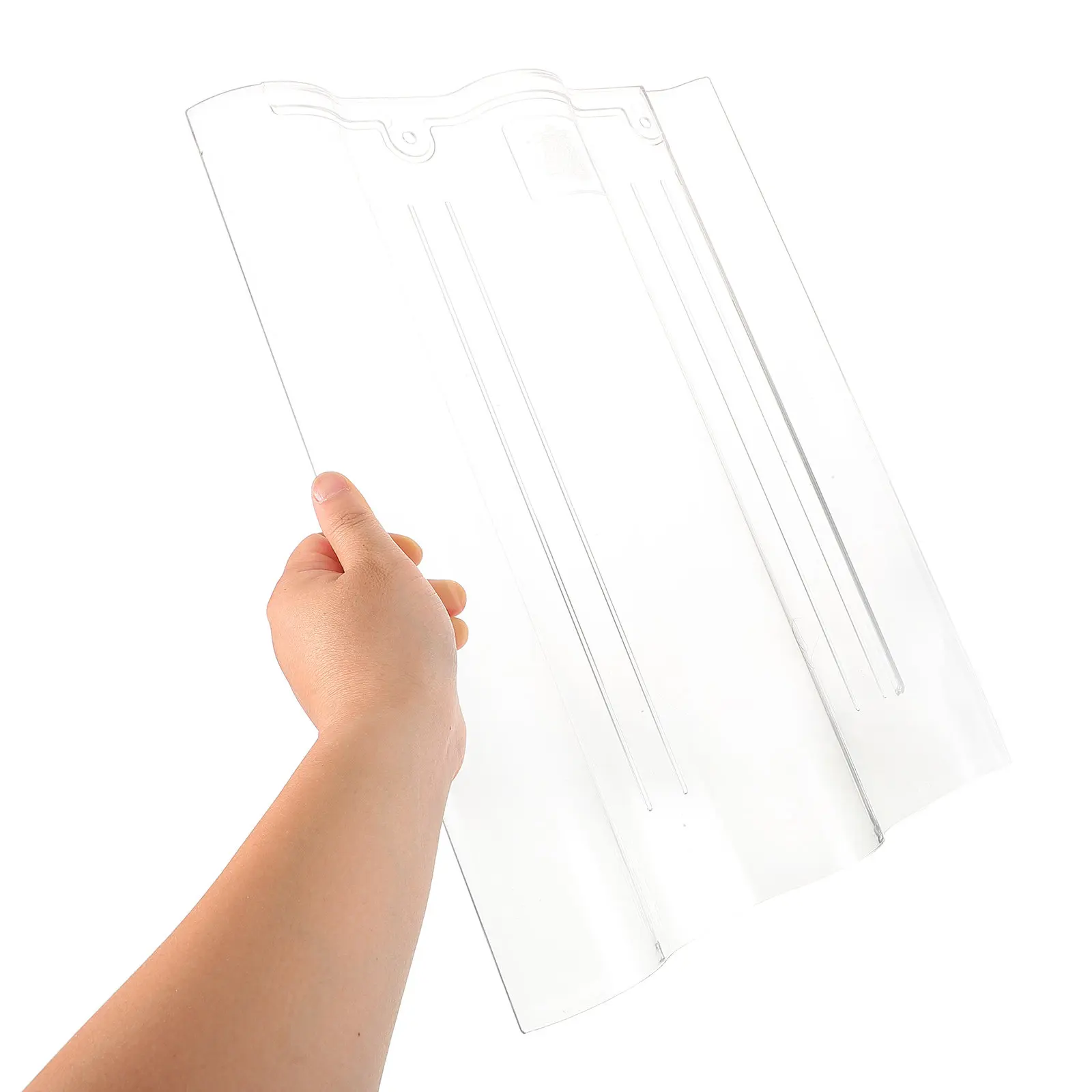 

Transparent Roof Tile Panels Waterproof Plastic Roofing Sheets Easy Installation for Greenhouse Garden Pavilion Patio Clear Roof