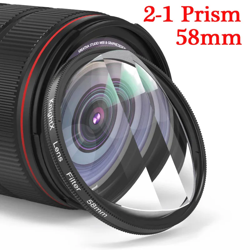 KnightX 52mm 58mm 67mm Prism Filter CPL ND UV Special Effects Photography Accessories lens filtre canon camera phone mobile