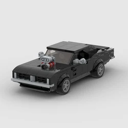 Cars Red Racers Building Blocks Sets City Vehicle Model Kids Boy Toys Sport Supercar Technique Moc Hell Charger