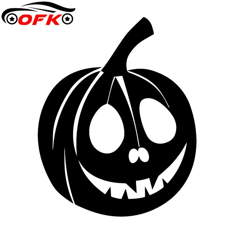 Happy Halloween Pumpkin Window Decoration Vinyl Car Stickers Decals 16.3cm*13cm