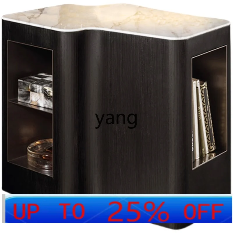 

LMM Italian simple bedside table creative special-shaped corner multi-functional bedside storage locker