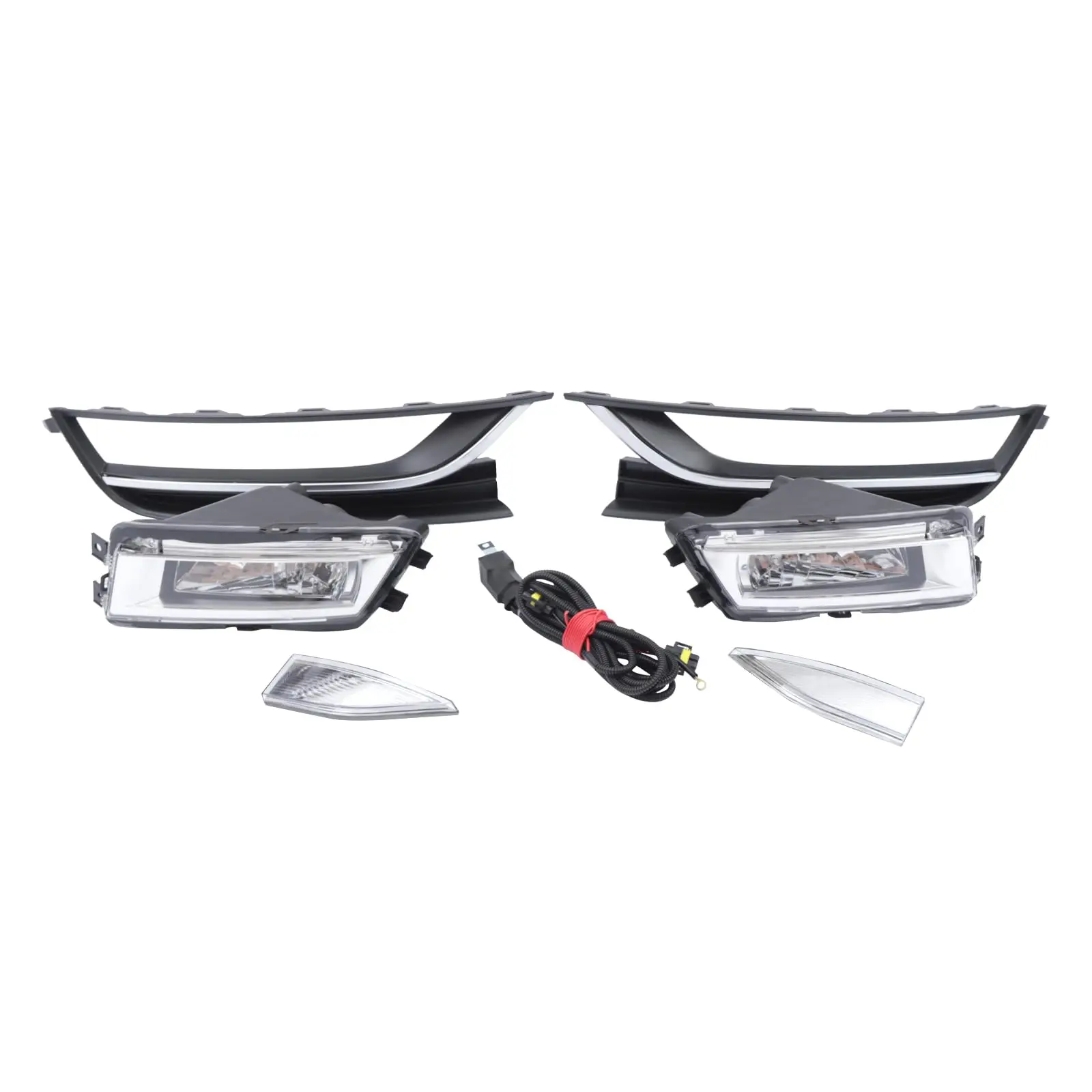 

Front Foglights Driving Lamps Lh+Rh Pair Halogen 56D.941.700, 56D.941.699 Compatible with Volkswagen Passat 2012 2013 2014 2015