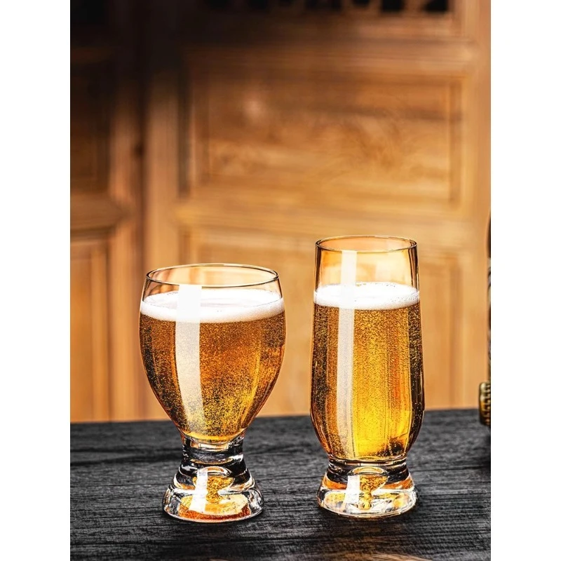 

Beer Mug Home Craft Wheat Draft Beer Mug Hotel KTV Light Luxury