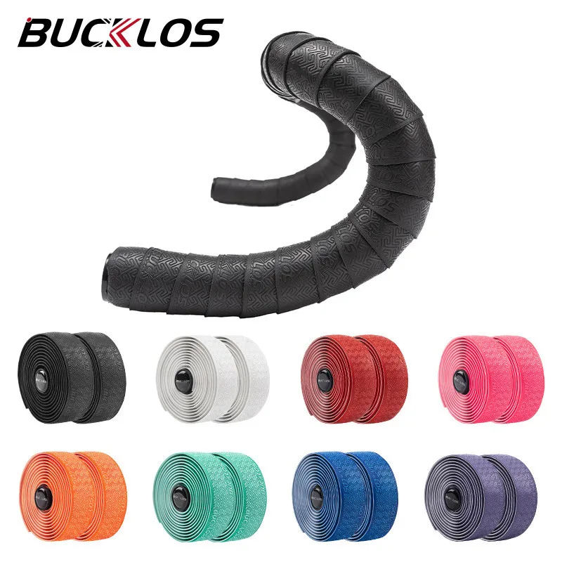 

BUCKLOS Bicycle Handlebar Tape Fashion High-density Cycling Handle Belt Straps Shock Absorption Racing Bike Handle Bar Tapes